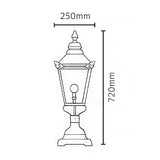 ELSTEAD Lighting Chelsea 1 Light Pedestal Lantern - Copper