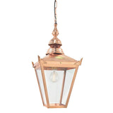 ELSTEAD Lighting Chelsea 1 Light Chain Lantern - Copper