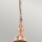 ELSTEAD Lighting Chelsea 1 Light Chain Lantern - Copper