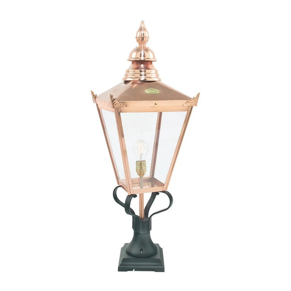 ELSTEAD Lighting Chelsea 1 Light Grande Pedestal Lantern - Copper