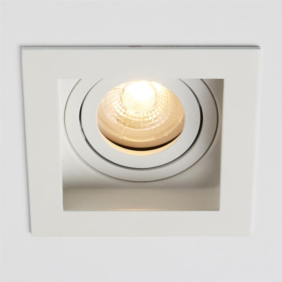 Grid 1 GU10, Fire Rated, White