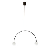 RIGA Modern Iron Pendant Light 50cm, available in 4 colours