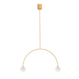 RIGA Modern Iron Pendant Light 50cm, available in 4 colours