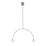 RIGA Modern Iron Pendant Light 50cm, available in 4 colours
