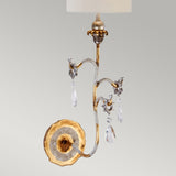 ELSTEAD Lighting Tivoli 1 Light Wall Light - Gold & Cream Patina