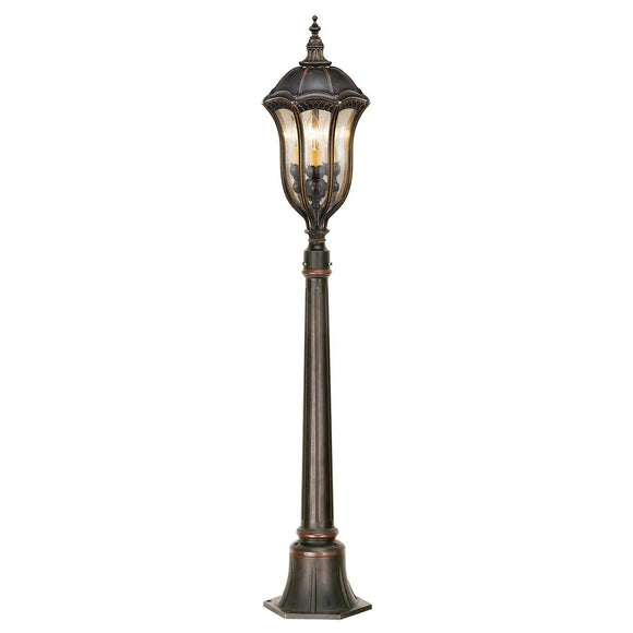 ELSTEAD Lighting Baton Rouge 3 Light Bollard - Walnut