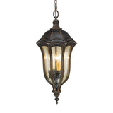 ELSTEAD Lighting Baton Rouge 3 Light Pedestal Lantern - Walnut