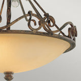 ELSTEAD Lighting Chateau 2 Light Semi-Flush Light - Mocha Bronze