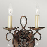 ELSTEAD Lighting Chateau 2 Light Wall Light - Mocha Bronze