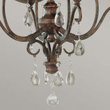 ELSTEAD Lighting Chateau 4 Light Chandelier - Mocha Bronze