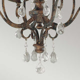 ELSTEAD Lighting Chateau 4 Light Chandelier - Mocha Bronze