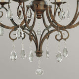 ELSTEAD Lighting Chateau 6 Light Chandelier - Mocha Bronze