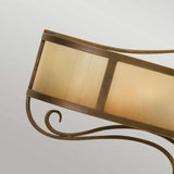 ELSTEAD Lighting Justine 2 Light Wall Light - Horizontal - Astral Bronze