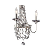 ELSTEAD Lighting Malia 2 Light Wall Light - Polished Nickel