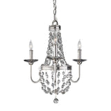 ELSTEAD Lighting Malia 3 Light Chandelier - Polished Nickel