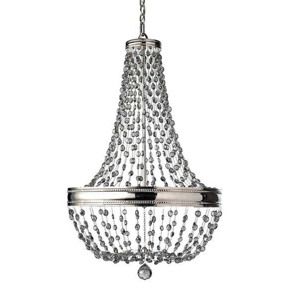 ELSTEAD Lighting Malia 8 Light Chandelier - Polished Nickel