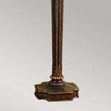 ELSTEAD Lighting Opera 1 Light Torchiere - Firenze Gold with Amber Shade