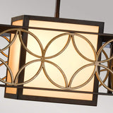 ELSTEAD Lighting Remy 1 Light Pendant Chandelier Light - Heritage Bronze/Parissiene Gold