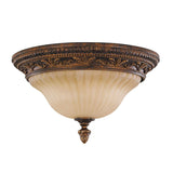 ELSTEAD Lighting Sonoma Valley 2 Light Flush - Aged Tortoise Shell