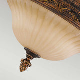 ELSTEAD Lighting Sonoma Valley 2 Light Flush - Aged Tortoise Shell
