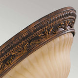 ELSTEAD Lighting Sonoma Valley 2 Light Flush - Aged Tortoise Shell