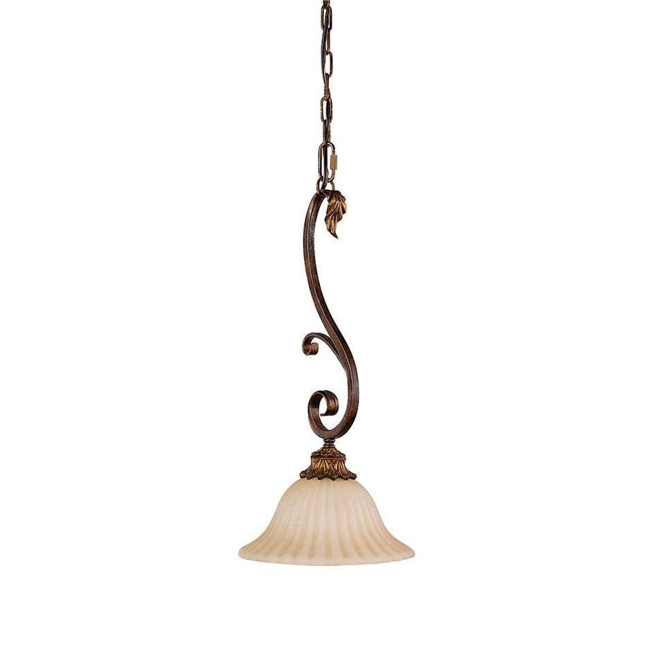 ELSTEAD Lighting Sonoma Valley 1 Light Mini Pendant - Aged Tortoise Shell