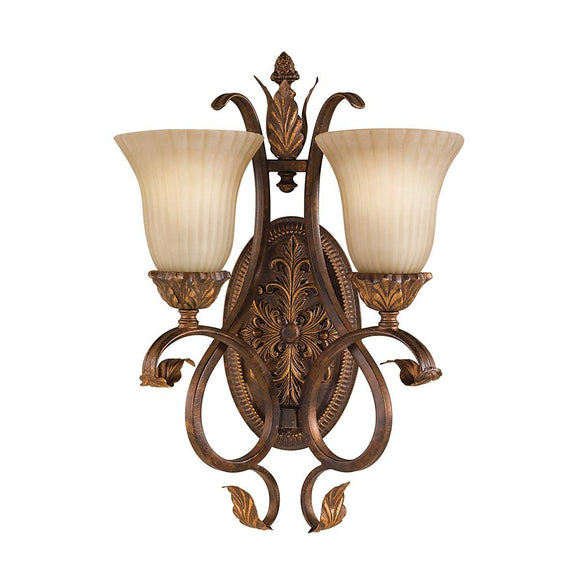 ELSTEAD Lighting Sonoma Valley 2 Light Wall Light - Aged Tortoise Shell