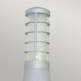 ELSTEAD Lighting Beta Aluminium 4-Ring Bollard - Matt Silver