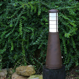 ELSTEAD Lighting Beta Aluminium 4-Ring Bollard - Aged Iron