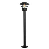 ELSTEAD Lighting Helsingor 1 Light Bollard Lantern - Black