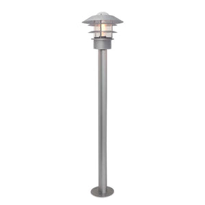 ELSTEAD Lighting Helsingor 1 Light Bollard Lantern - Silver