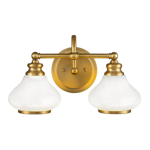 ELSTEAD Lighting Ainsley 2 Light Wall Light - Brushed Brass