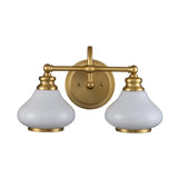 ELSTEAD Lighting Ainsley 2 Light Wall Light - Brushed Brass