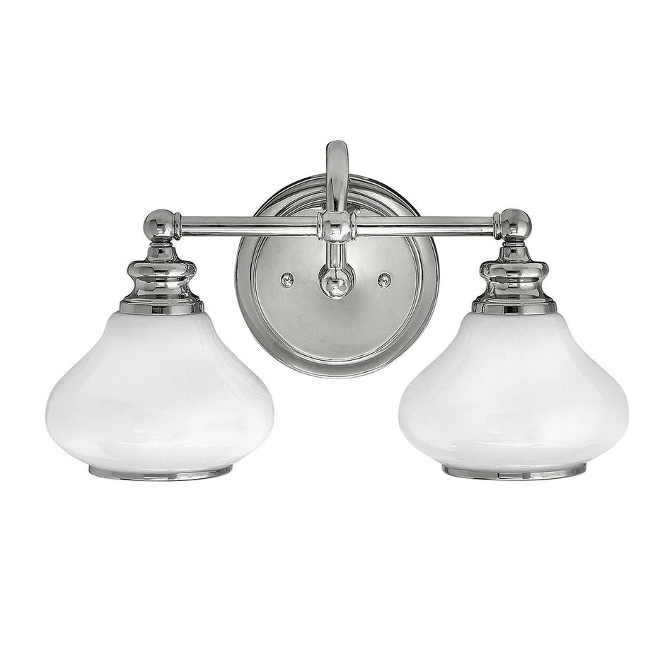 Ainsley 2 Light Wall Light - Polished Chrome