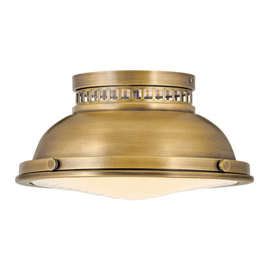 ELSTEAD Lighting Amelia 2 Light Flush Light - Heritage Brass