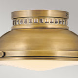 ELSTEAD Lighting Amelia 2 Light Flush Light - Heritage Brass