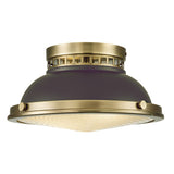 ELSTEAD Lighting Amelia 2 Light Flush Light - Buckeye Bronze/Restoration Bronze