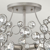 ELSTEAD Lighting Anya Semi Flush - Silver Leaf