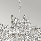 ELSTEAD Lighting - Anya 6 Light Chandelier - Silver Leaf