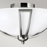 ELSTEAD Lighting Bolla 2 Light Flush - Brushed Nickel