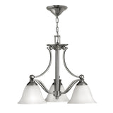 ELSTEAD Lighting Bolla 3 Light Chandelier - Brushed Nickel