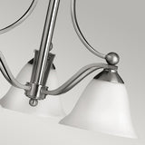 ELSTEAD Lighting Bolla 3 Light Chandelier - Brushed Nickel