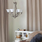 ELSTEAD Lighting Bolla 5 Light Chandelier - Brushed Nickel