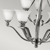 ELSTEAD Lighting Bolla 9 Light Chandelier - Brushed Nickel