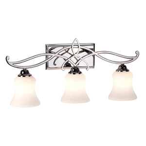 ELSTEAD Lighting Brooke 3 Light Above Mirror Light - Polished Chrome