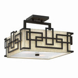 ELSTEAD Lighting Lanza 3 Light Semi-Flush - Oil Rubbed Bronze