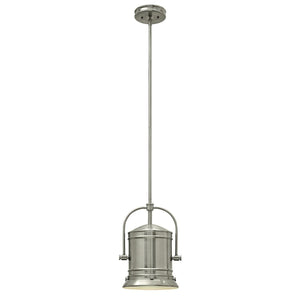 ELSTEAD Lighting Pullman 1 Light Pendant - Brushed Nickel - Brushed Nickel