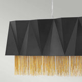 ELSTEAD Lighting Zuma 6 Light Pendant - Satin Black/ Gold