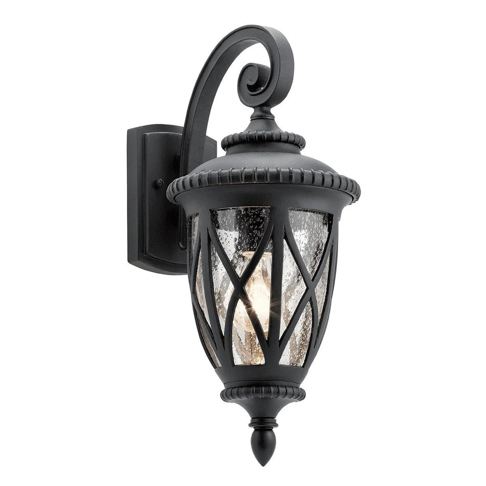 Admirals Cove 1 Light Small Wall Lantern - Textured Black