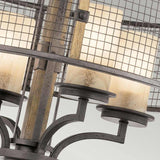 ELSTEAD Lighting Ahrendale 4 Light Chandelier - Anvil Iron